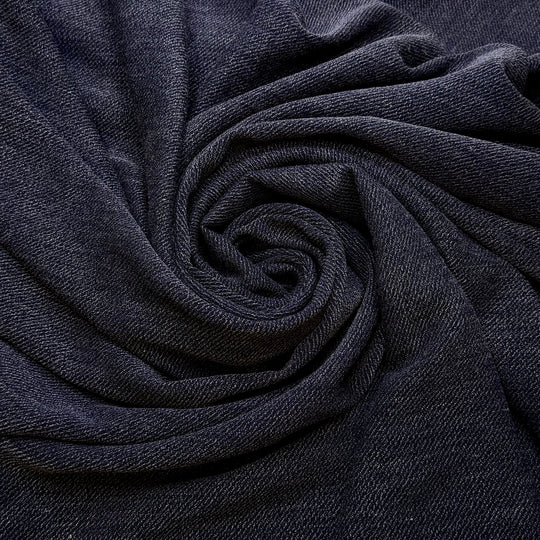 Donating My Stash - Polyester Blend Woven - Navy - 2.7M Bundle - True Deadstock fabric Fabric by private - Sustainable Textile | FABCYCLE
