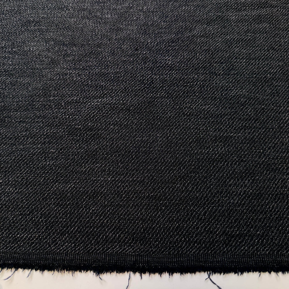Donating My Stash - Polyester Blend Woven - Navy - 2.7M Bundle - True Deadstock fabric Fabric by private - Sustainable Textile | FABCYCLE