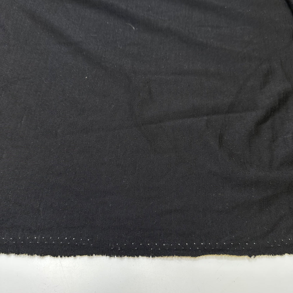 Double Down - Jersey Merino Wool Knit - Black - Bundles - True Deadstock fabric Fabric by private - Sustainable Textile | FABCYCLE