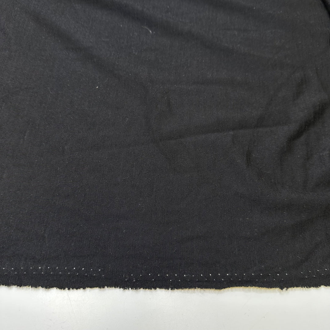 Double Down - Jersey Merino Wool Knit - Black - Bundles - True Deadstock fabric Fabric by private - Sustainable Textile | FABCYCLE
