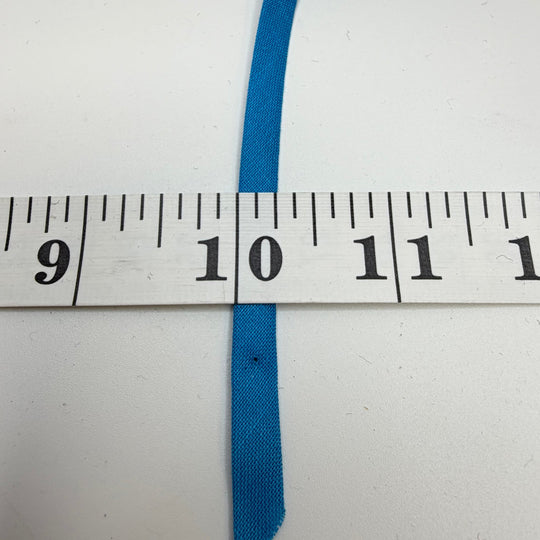¼" Double Fold Woven Bias Tape - Cerulean - 3.9M Bundle - True Deadstock supplies Fabric by private - Sustainable Textile | FABCYCLE
