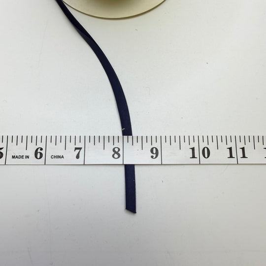 ¼" Double Fold Woven Bias Tape - Dark Navy - Roll - True Deadstock supplies Fabric by private - Sustainable Textile | FABCYCLE