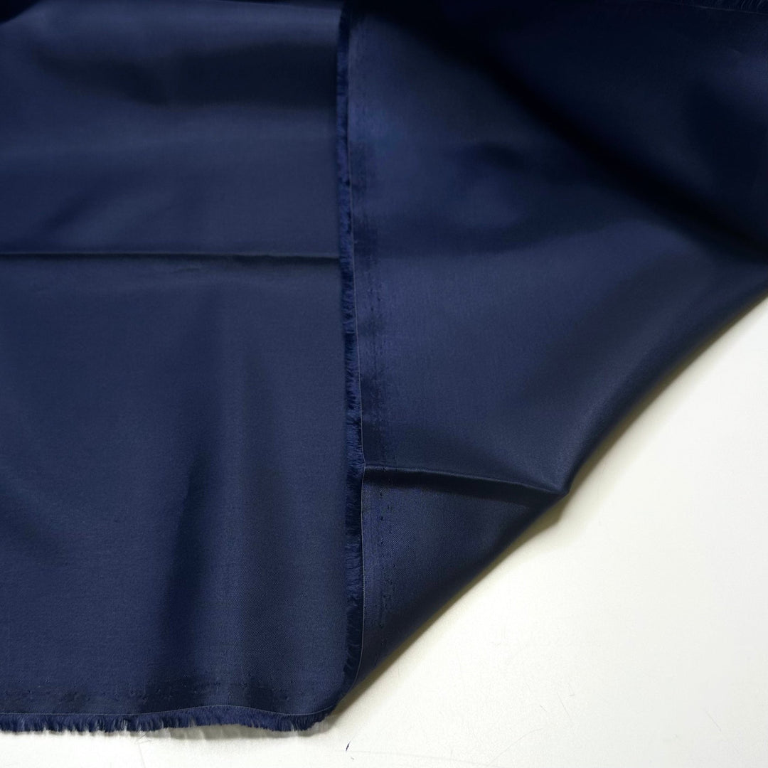 Down With The Blues - Sateen Poly Woven - Navy - Bundles - True Deadstock fabric Fabric by private - Sustainable Textile | FABCYCLE