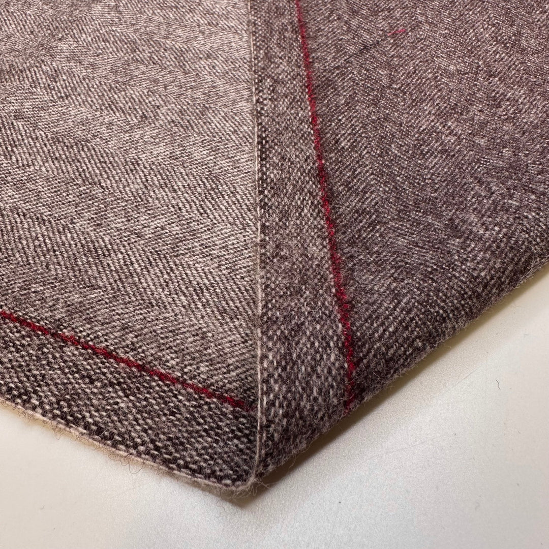 Dr Watson - Herringbone Wool Woven - Light Brown - 3.35M Bundle - True Deadstock fabric Fabric by private - Sustainable Textile | FABCYCLE