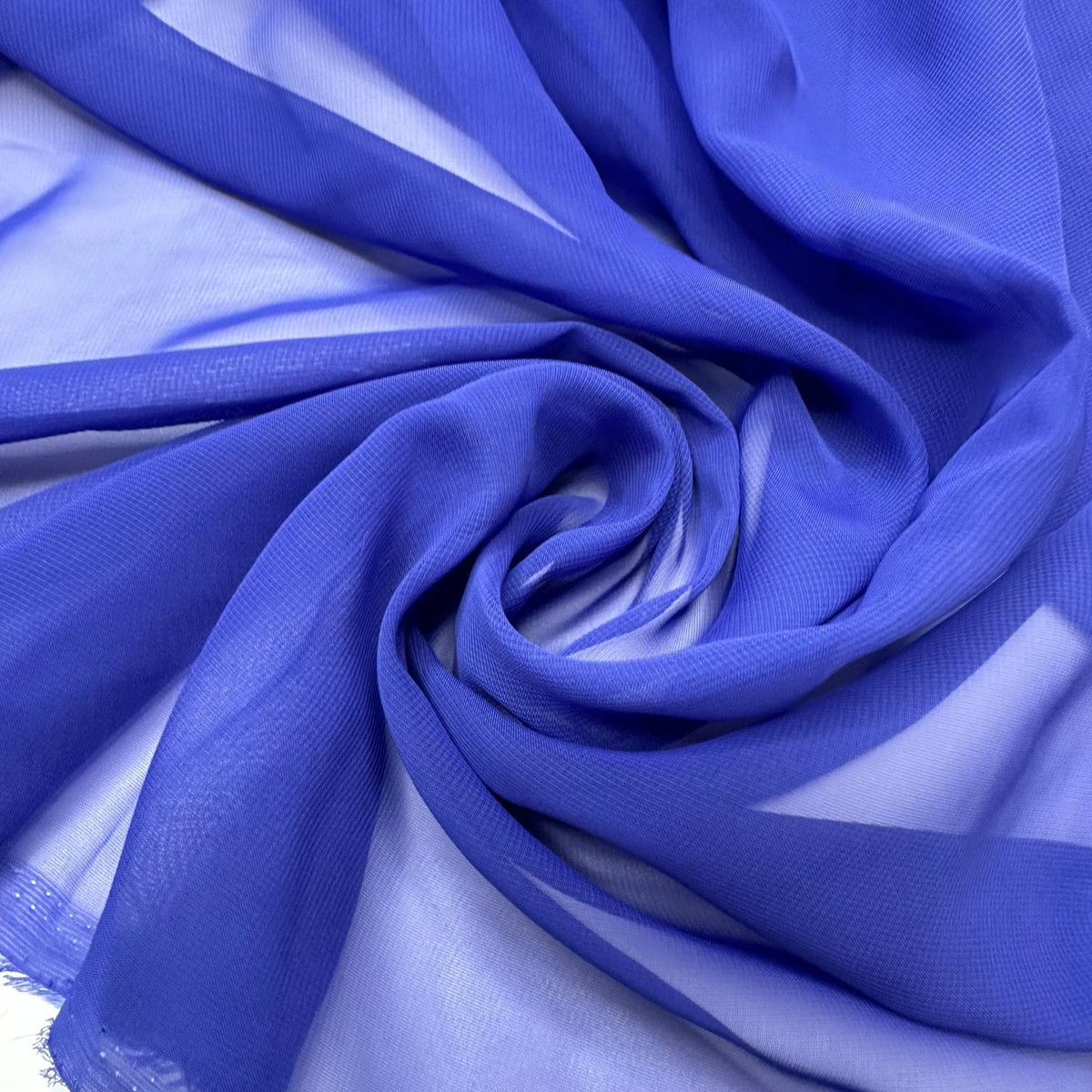 Dramatic Sleeve Swirl - Chiffon Poly Woven - Blue/Purple - 3.6M Bundle - True Deadstock fabric Fabric by private - Sustainable Textile | FABCYCLE