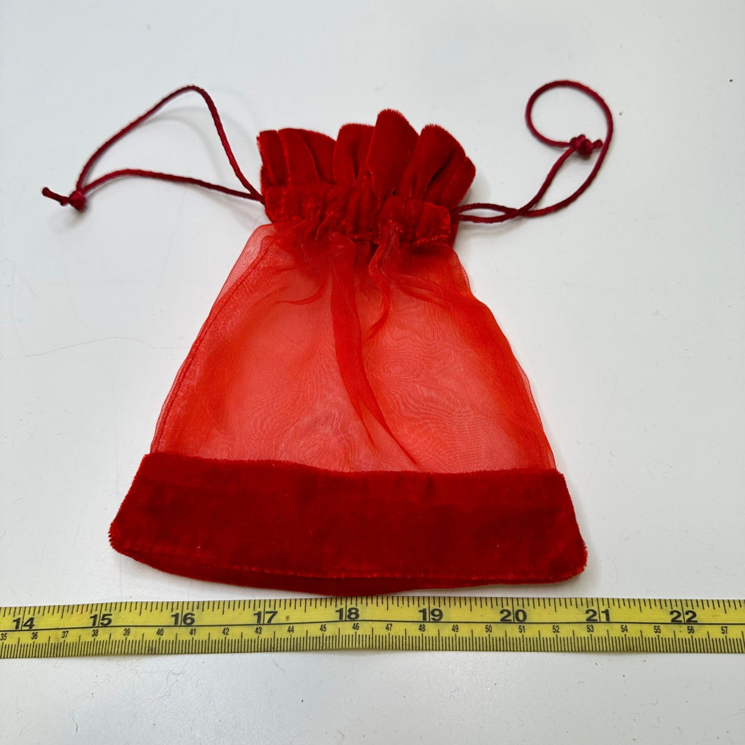 Drawstring Bag Accessories - Red - Individual - True Deadstock supplies Fabric by private - Sustainable Textile | FABCYCLE
