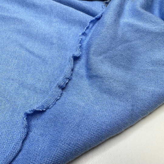 Dream Falling - Sweater Knit Rayon/Cotton Knit - Light Blue - Bundles - True Deadstock fabric Fabric by private - Sustainable Textile | FABCYCLE