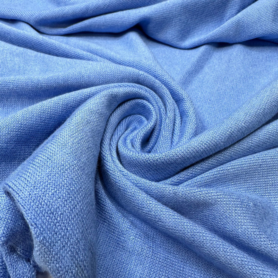 Dream Falling - Sweater Knit Rayon/Cotton Knit - Light Blue - Bundles - True Deadstock fabric Fabric by private - Sustainable Textile | FABCYCLE