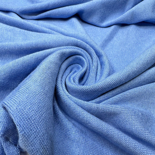 Dream Falling - Sweater Knit Rayon/Cotton Knit - Light Blue - Bundles - True Deadstock fabric Fabric by private - Sustainable Textile | FABCYCLE