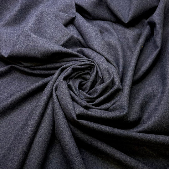 Dream Job - Wool Woven - Dark Grey - 2.5M Bundle - True Deadstock fabric Fabric by private - Sustainable Textile | FABCYCLE