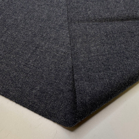 Dream Job - Wool Woven - Dark Grey - 2.5M Bundle - True Deadstock fabric Fabric by private - Sustainable Textile | FABCYCLE