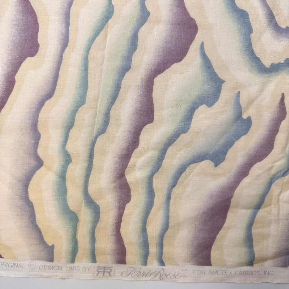 Dreamscape - Vintage Cotton Blend Woven - Cream Multi Abstract - Bundles - True Deadstock fabric Fabric by private - Sustainable Textile | FABCYCLE