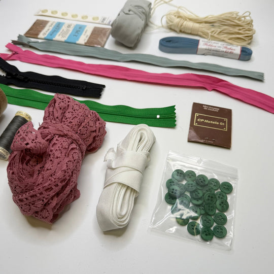 Dressing Dolly - Supplies Grab Bag - Multi - Pack - True Deadstock supplies Fabric by private - Sustainable Textile | FABCYCLE