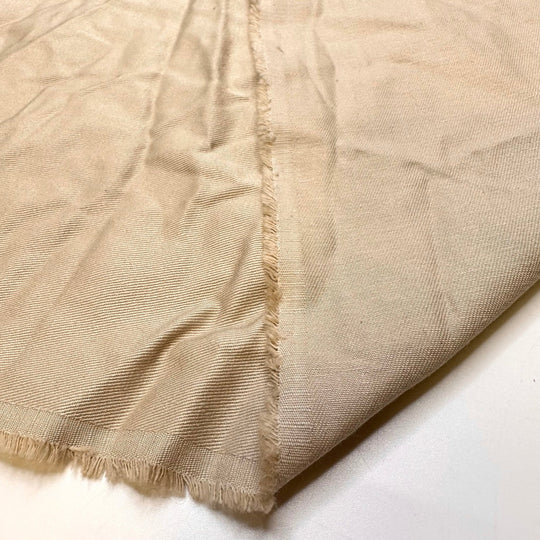 Dressing For My Dream Job - Twill Weave Cotton Woven - Light Beige - 2.75M Bundle - True Deadstock fabric Fabric by private - Sustainable Textile | FABCYCLE