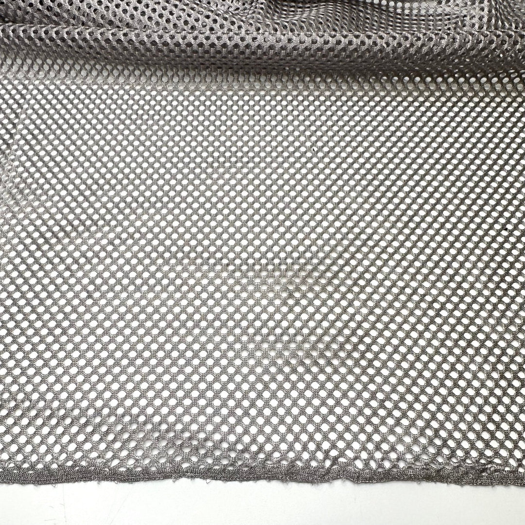 Dressing My Armour - Mesh Poly Woven - Silver - 0.7M Bundle - True Deadstock fabric Fabric by private - Sustainable Textile | FABCYCLE