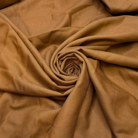 Drinking My Favourite Tea - Twill Weave Wool Woven - Beige - 1.4M Bundle - True Deadstock fabric Fabric by private - Sustainable Textile | FABCYCLE