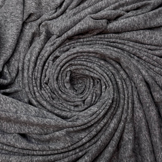 Drip Drop - Jersey Linen Knit - Grey - Bundles - True Deadstock fabric Fabric by private - Sustainable Textile | FABCYCLE
