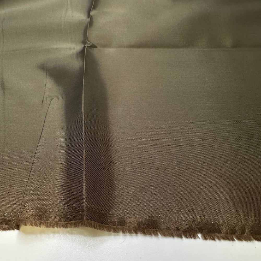 Driving Up A Mountain - Vintage Polyester Blend Woven - Dark Green - 2M Bundle - True Deadstock fabric Fabric by private - Sustainable Textile | FABCYCLE