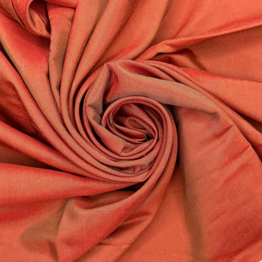 Duality Of Love - Polyester Blend Woven - Light Red/Green - Bundles - True Deadstock fabric Fabric by private - Sustainable Textile | FABCYCLE