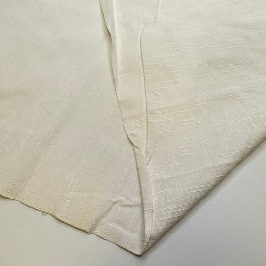 Dust In The Air - Natural Blend Woven - Light Cream - 1M Bundle - True Deadstock fabric Fabric by private - Sustainable Textile | FABCYCLE