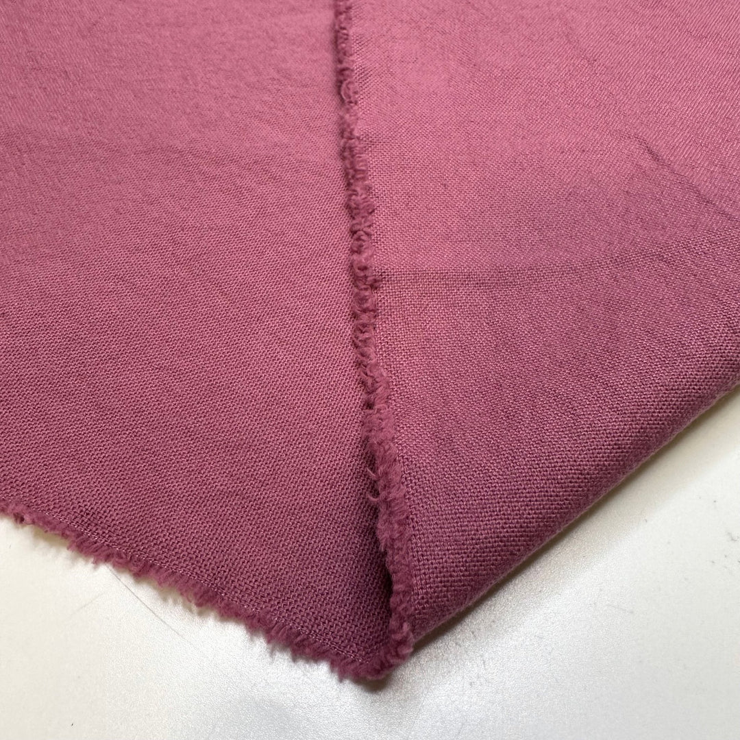 Dusting Off My Old Barbies - Cotton/Spandex Woven - Dark Pink - Bundles - True Deadstock fabric Fabric by private - Sustainable Textile | FABCYCLE