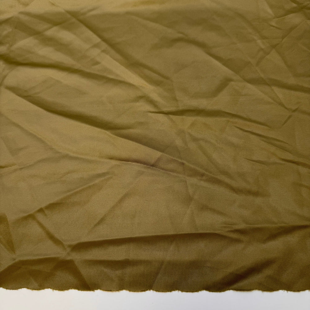 Dusting Off My Sewing Machine - Polyester Blend Knit - Dark Beige - 1.9M Bundle - True Deadstock fabric Fabric by private - Sustainable Textile | FABCYCLE