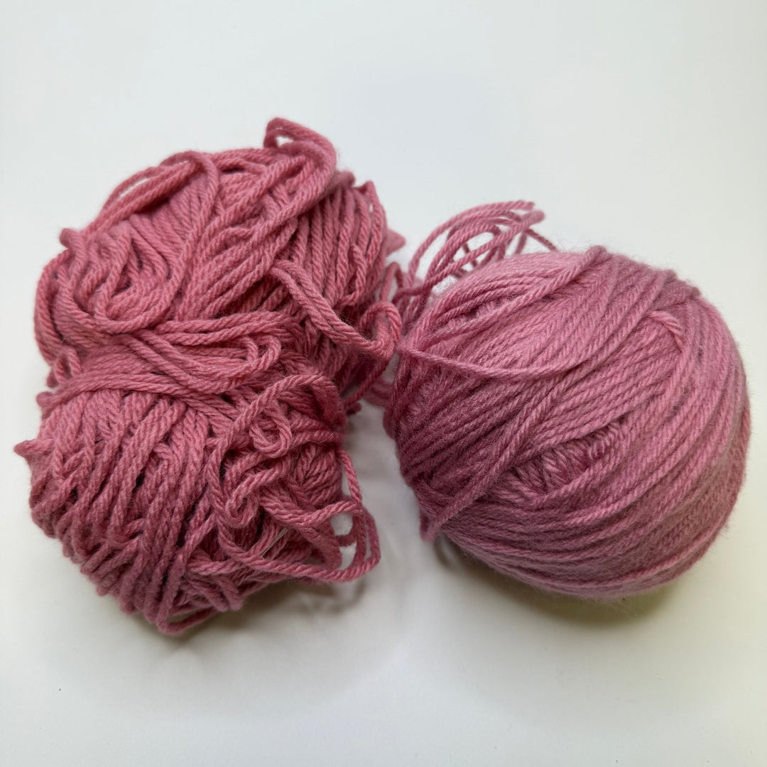 Dusty Rose Acrylic Yarn - Pink - 2 Pack - True Deadstock supplies Fabric by private - Sustainable Textile | FABCYCLE