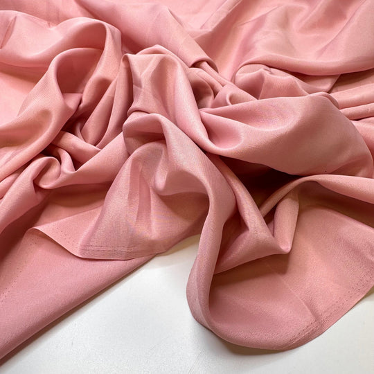 Dusty Rose - Polyester Blend Woven - Light Pink - 1.25M Bundle - True Deadstock fabric Fabric by private - Sustainable Textile | FABCYCLE