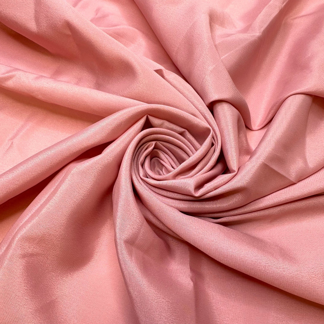 Dusty Rose - Polyester Blend Woven - Light Pink - 1.25M Bundle - True Deadstock fabric Fabric by private - Sustainable Textile | FABCYCLE