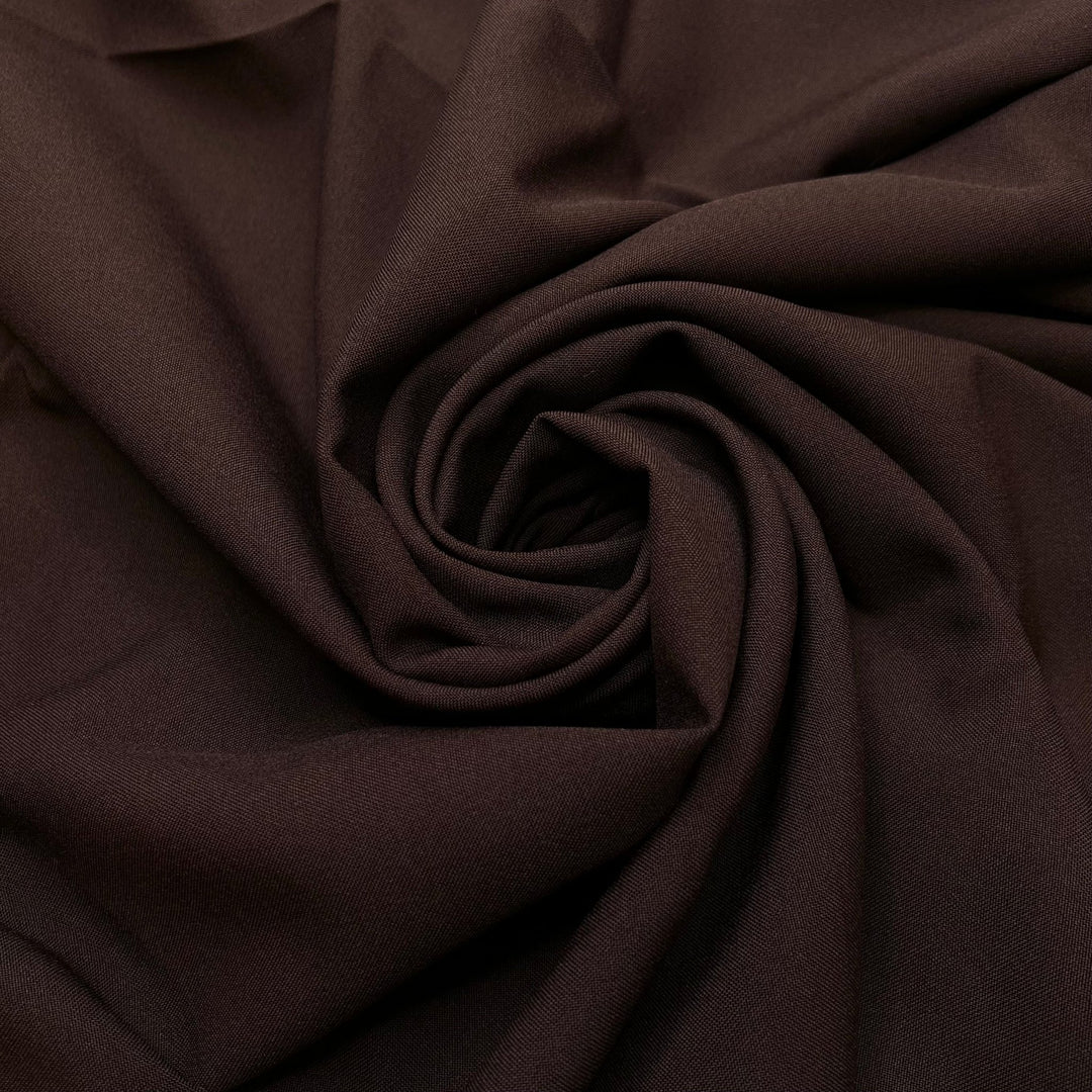 Dwight Schrute Suit - Polyester Blend Woven - Dark Brown - 4M Bundle - True Deadstock fabric Fabric by private - Sustainable Textile | FABCYCLE