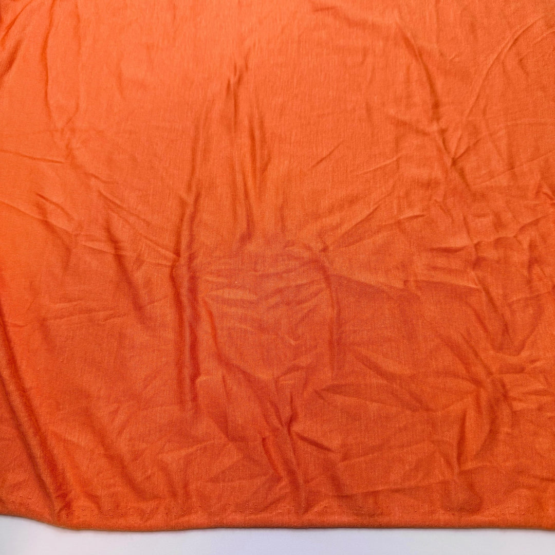 Early Morning Sun Glow - Jersey Bamboo/Modal Knit - Neon Orange - 2.6M Bundle - True Deadstock fabric Fabric by private - Sustainable Textile | FABCYCLE