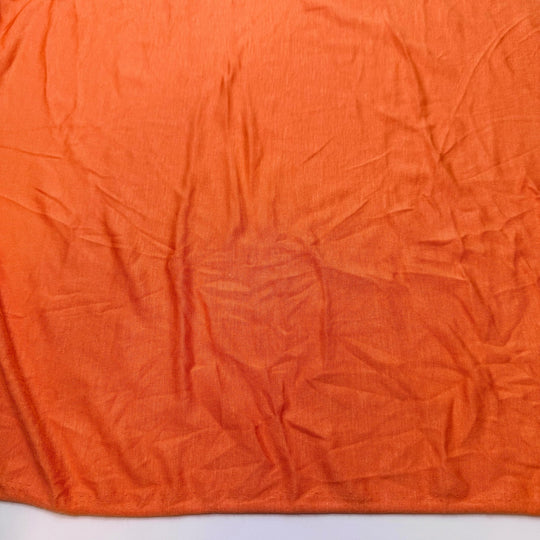 Early Morning Sun Glow - Jersey Bamboo/Modal Knit - Neon Orange - 2.6M Bundle - True Deadstock fabric Fabric by private - Sustainable Textile | FABCYCLE
