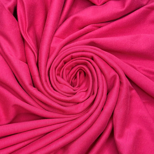 Earth Day Barbie - Rib Knit Rayon Blend Knit - Dark Pink - 1.4M Bundle - True Deadstock fabric Fabric by private - Sustainable Textile | FABCYCLE