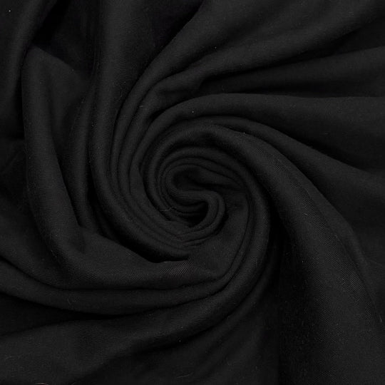 Earth Day Is Every Day - Tubular Rib Knit Cotton Knit - Black - 2M Bundle - True Deadstock fabric Fabric by private - Sustainable Textile | FABCYCLE