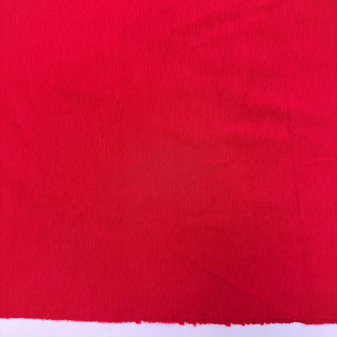 Earth Day Potluck - Rib Knit Rayon Blend Knit - Red - 1.85M Bundle - True Deadstock fabric Fabric by private - Sustainable Textile | FABCYCLE
