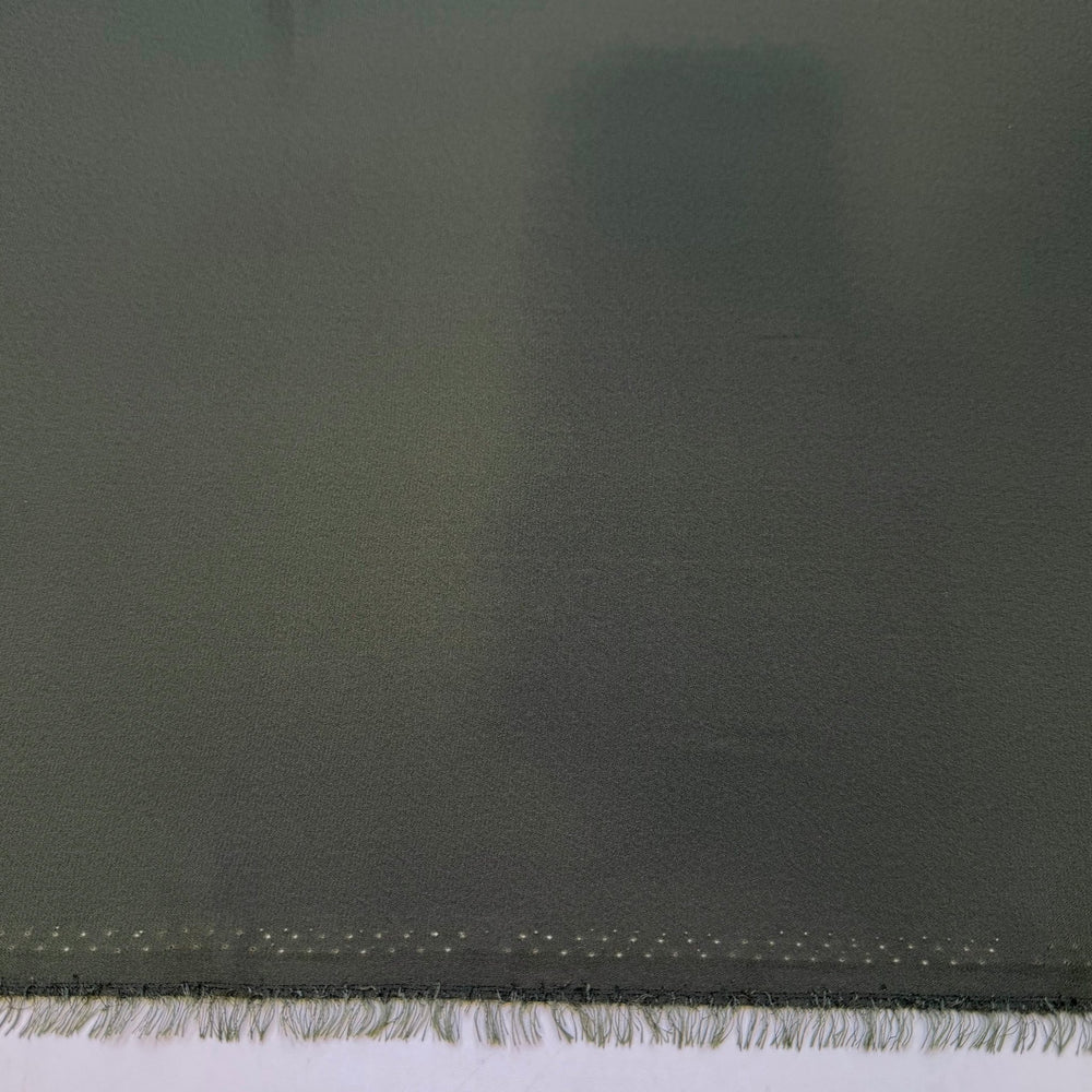 Earth Elements - Chiffon Poly Woven - Dark Olive Green - Bundles - True Deadstock fabric Fabric by private - Sustainable Textile | FABCYCLE