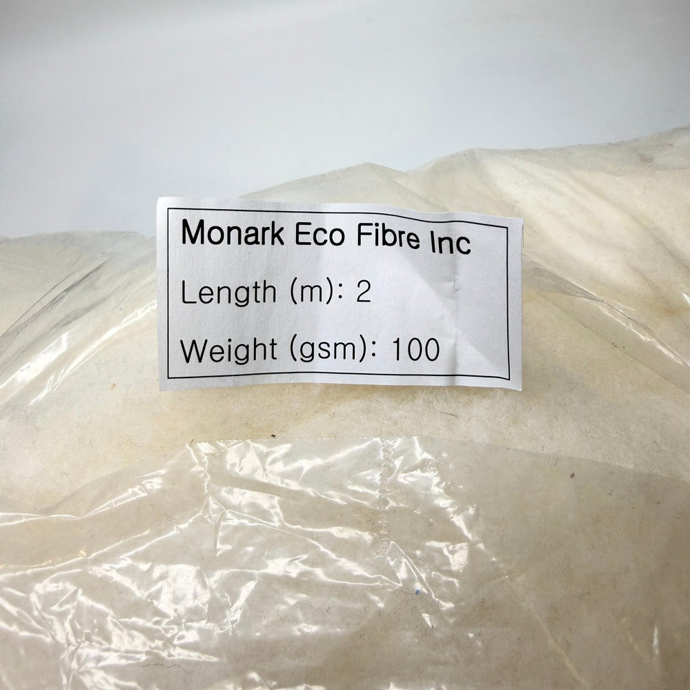 Eco Batting Batting - Cream - Individual - True Deadstock supplies Fabric by private - Sustainable Textile | FABCYCLE