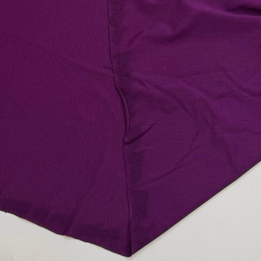 Eco Block Party - Jersey Bamboo Knit - Dark Purple - 2M Bundle - True Deadstock fabric Fabric by private - Sustainable Textile | FABCYCLE