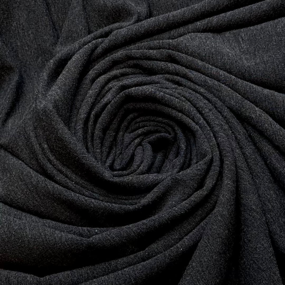 Eco Cozy - French Terry Natural Blend Knit - Dark Grey - 2M Bundle - True Deadstock fabric Fabric by private - Sustainable Textile | FABCYCLE