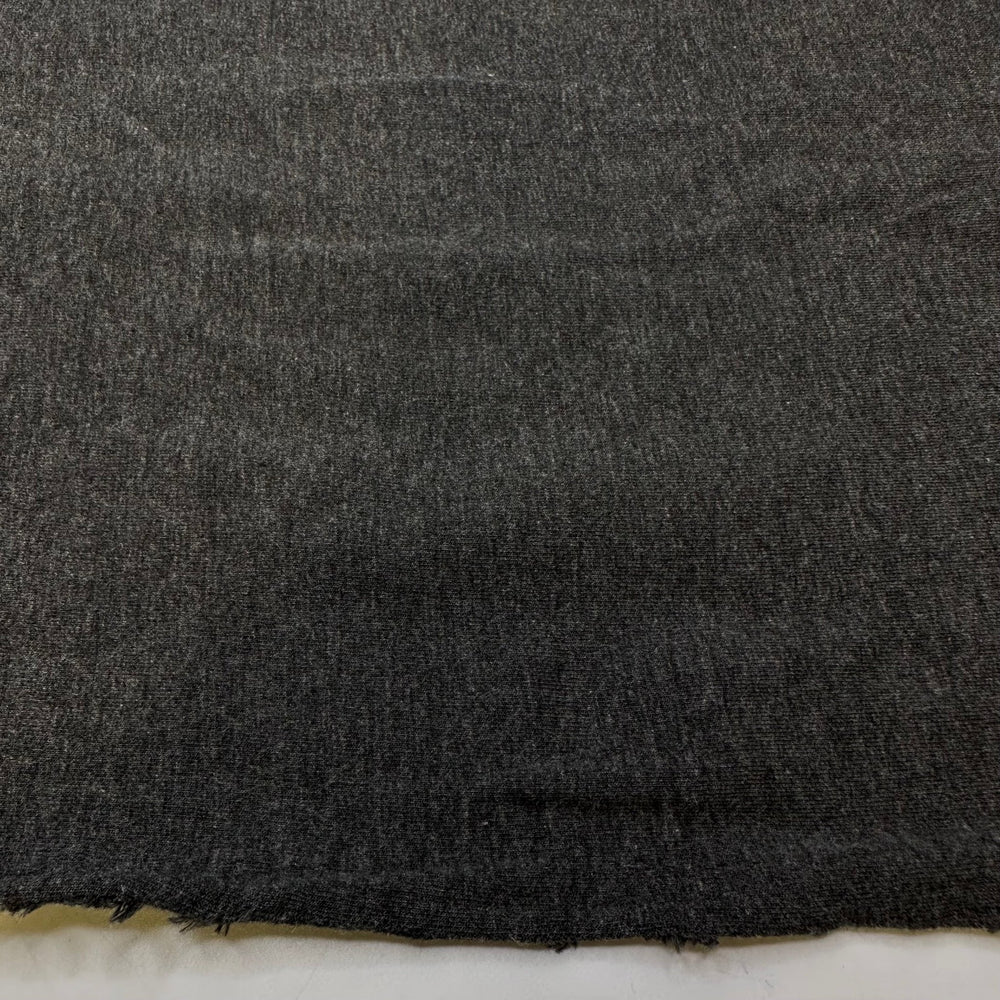 Eco Cozy - French Terry Natural Blend Knit - Dark Grey - 2M Bundle - True Deadstock fabric Fabric by private - Sustainable Textile | FABCYCLE