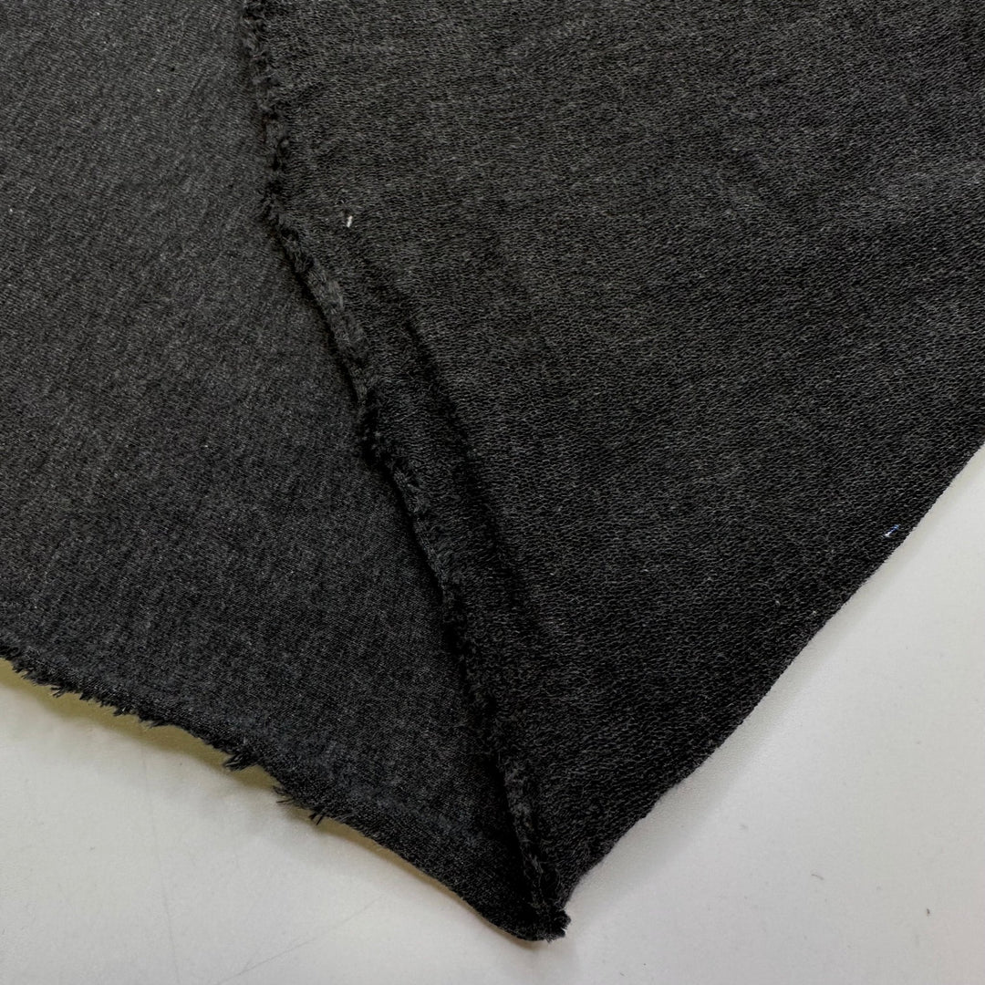 Eco Cozy - French Terry Natural Blend Knit - Dark Grey - 2M Bundle - True Deadstock fabric Fabric by private - Sustainable Textile | FABCYCLE
