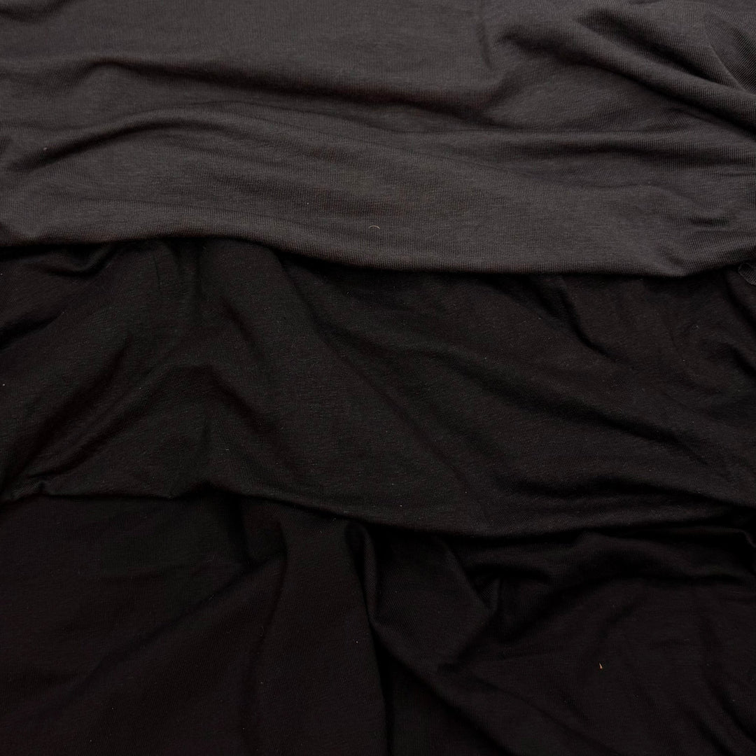 Eco Knit Pack - Jersey/Rib Natural Knit - Black/Grey - 3 Pack - True Deadstock fabric Fabric by private - Sustainable Textile | FABCYCLE