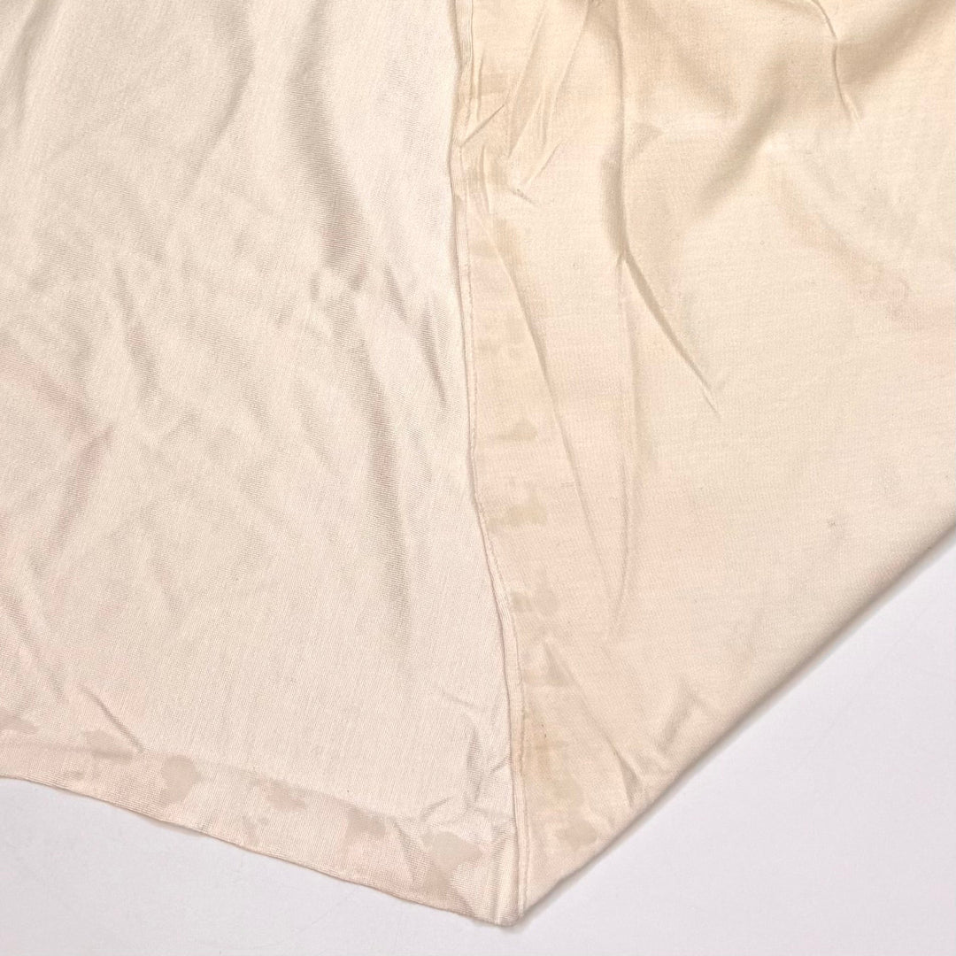 Eco Luxe - Rib Knit Silk/Elastane Knit - Cream - 0.9M Bundle - True Deadstock fabric Fabric by private - Sustainable Textile | FABCYCLE