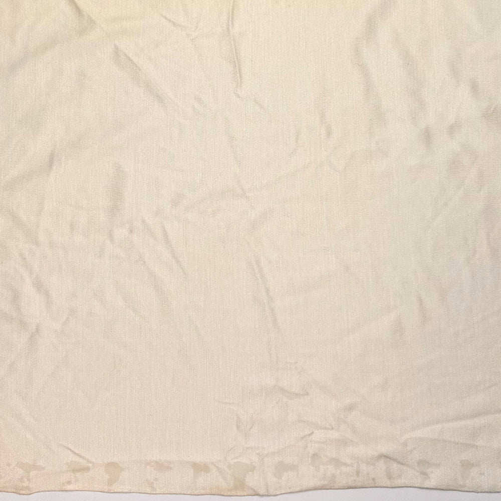 Eco Luxe - Rib Knit Silk/Elastane Knit - Cream - 0.9M Bundle - True Deadstock fabric Fabric by private - Sustainable Textile | FABCYCLE