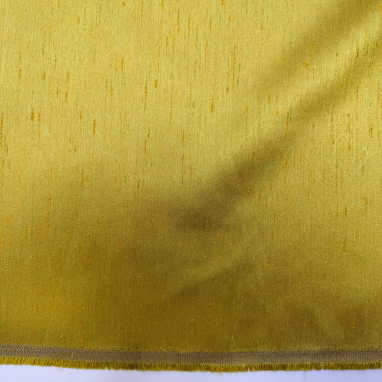 Elaborate Jello Desserts - Polyester Blend Woven - Green/Gold - 1.7M Bundle - True Deadstock fabric Fabric by private - Sustainable Textile | FABCYCLE