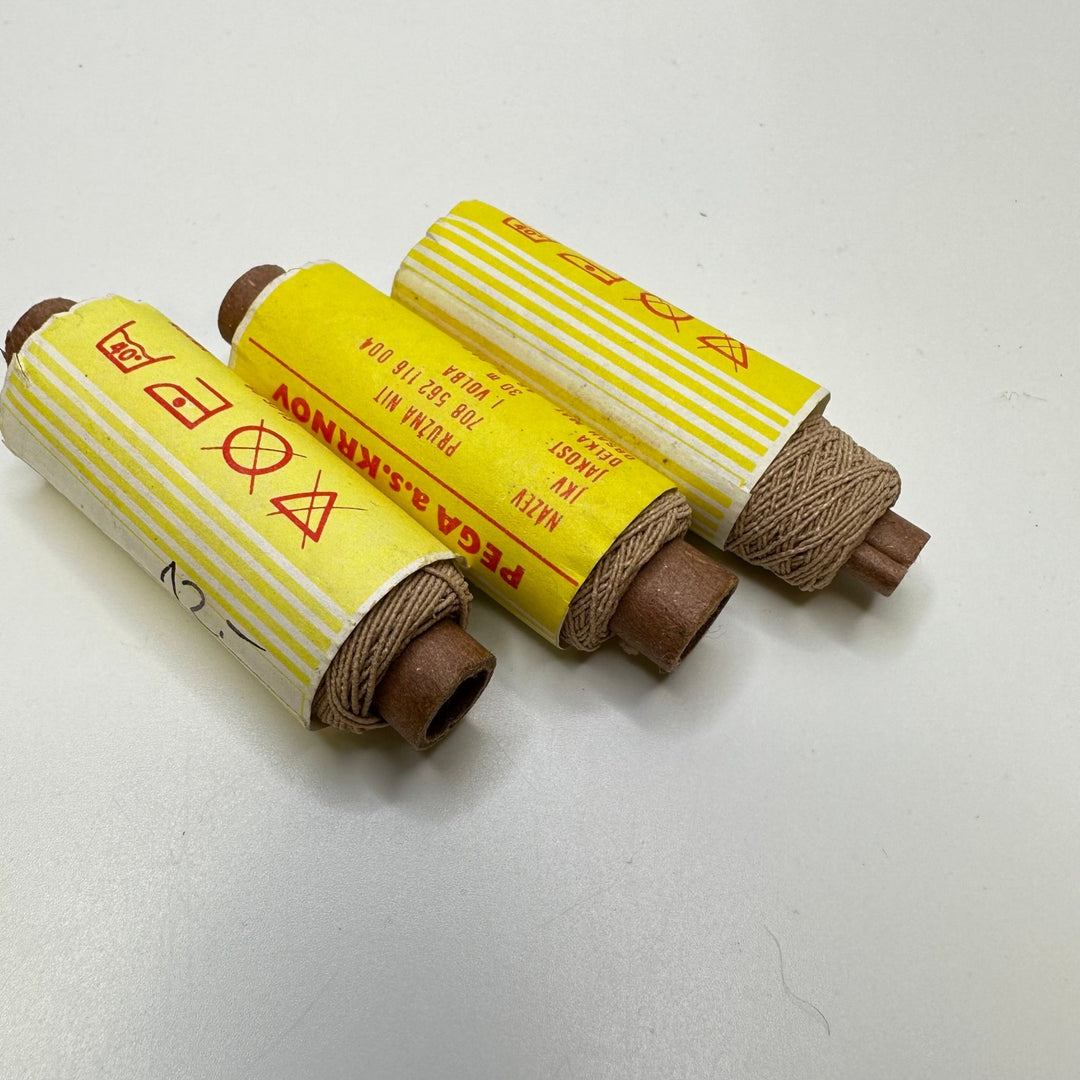 Elastic Thread - Beige - True Deadstock supplies Fabric by private - Sustainable Textile | FABCYCLE
