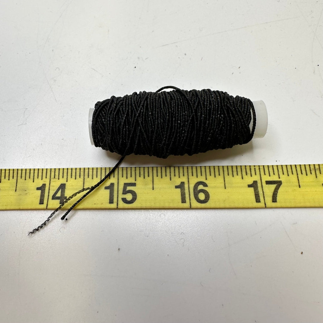 Elastic Thread - Black - True Deadstock supplies Fabric by private - Sustainable Textile | FABCYCLE