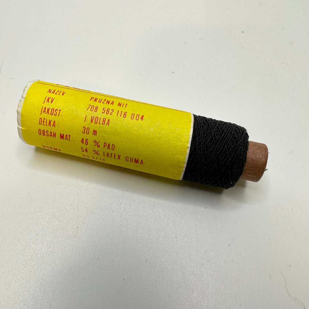 Elastic Thread - Black - True Deadstock supplies Fabric by private - Sustainable Textile | FABCYCLE