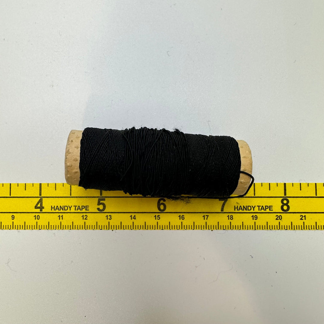 Elastic Thread - Black - True Deadstock supplies Fabric by private - Sustainable Textile | FABCYCLE