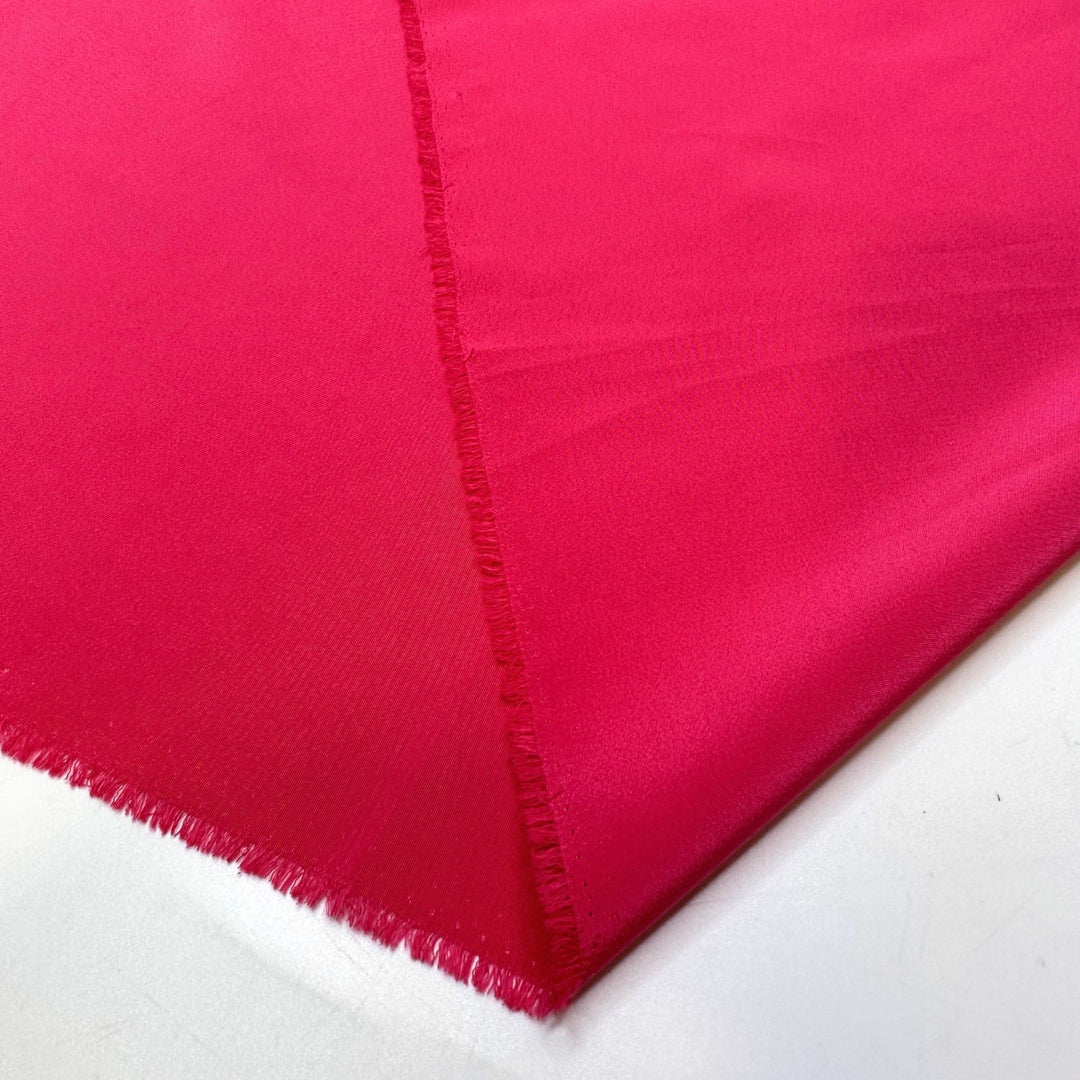 Elbows Up - Polyester Blend Woven - Dark Pink - 3.1M Bundle - True Deadstock fabric Fabric by private - Sustainable Textile | FABCYCLE